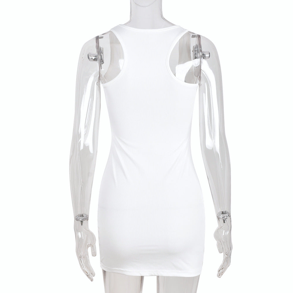 Sexy Casual Sleeveless Slim Mini Dress