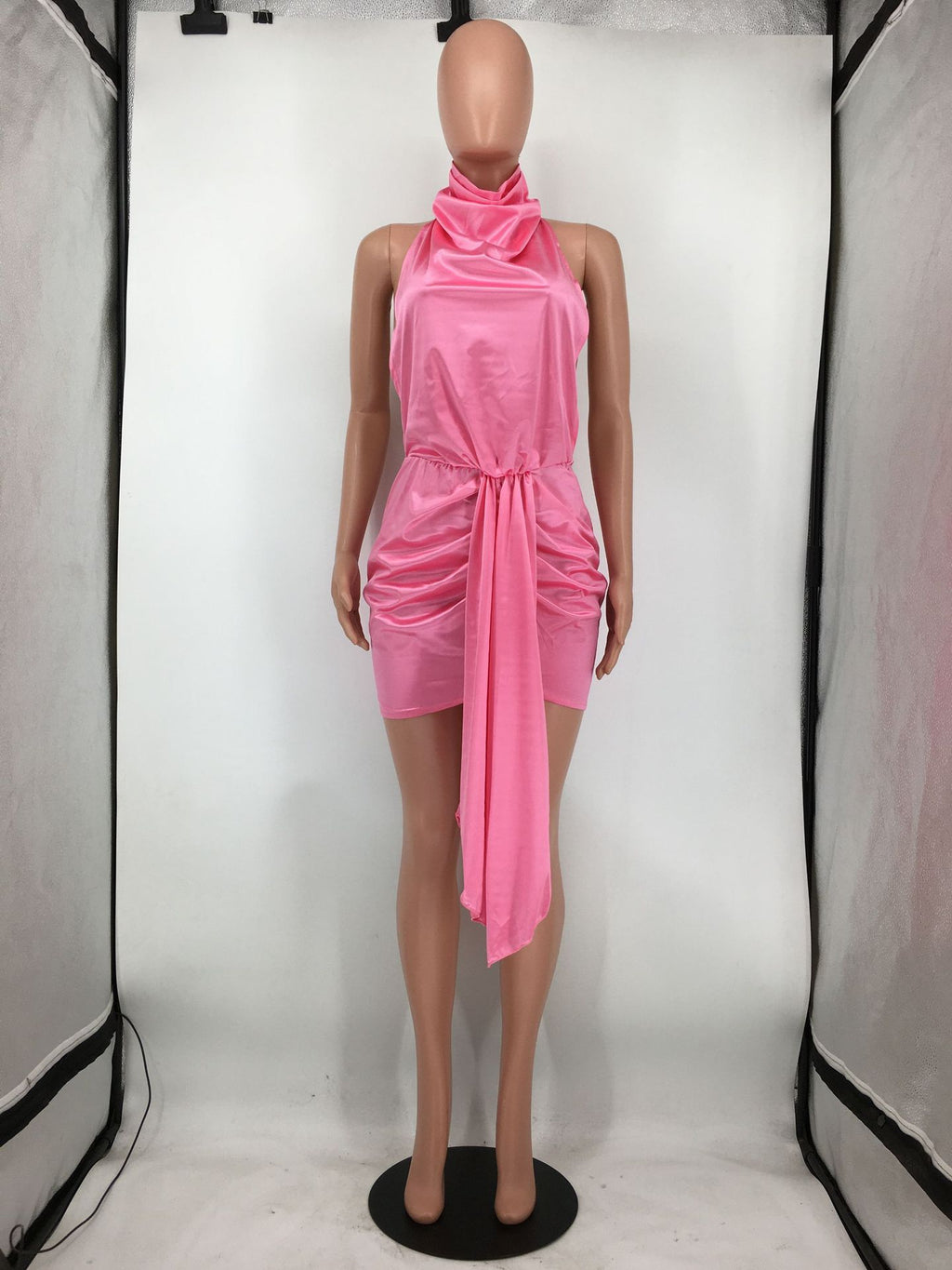 Sexy Sexy Solid Color Backless Dress