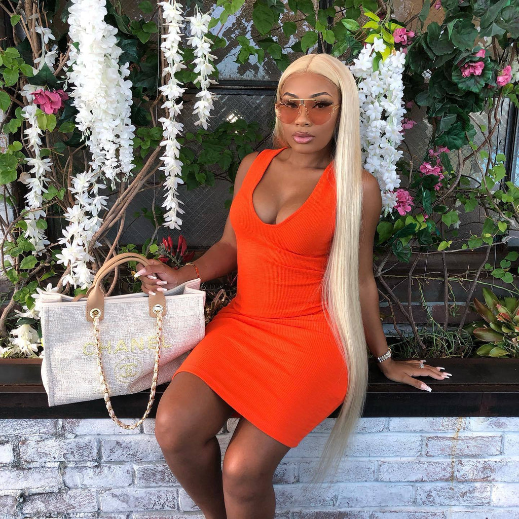 Sexy Sexy Solid Sleeveless Mini Dress