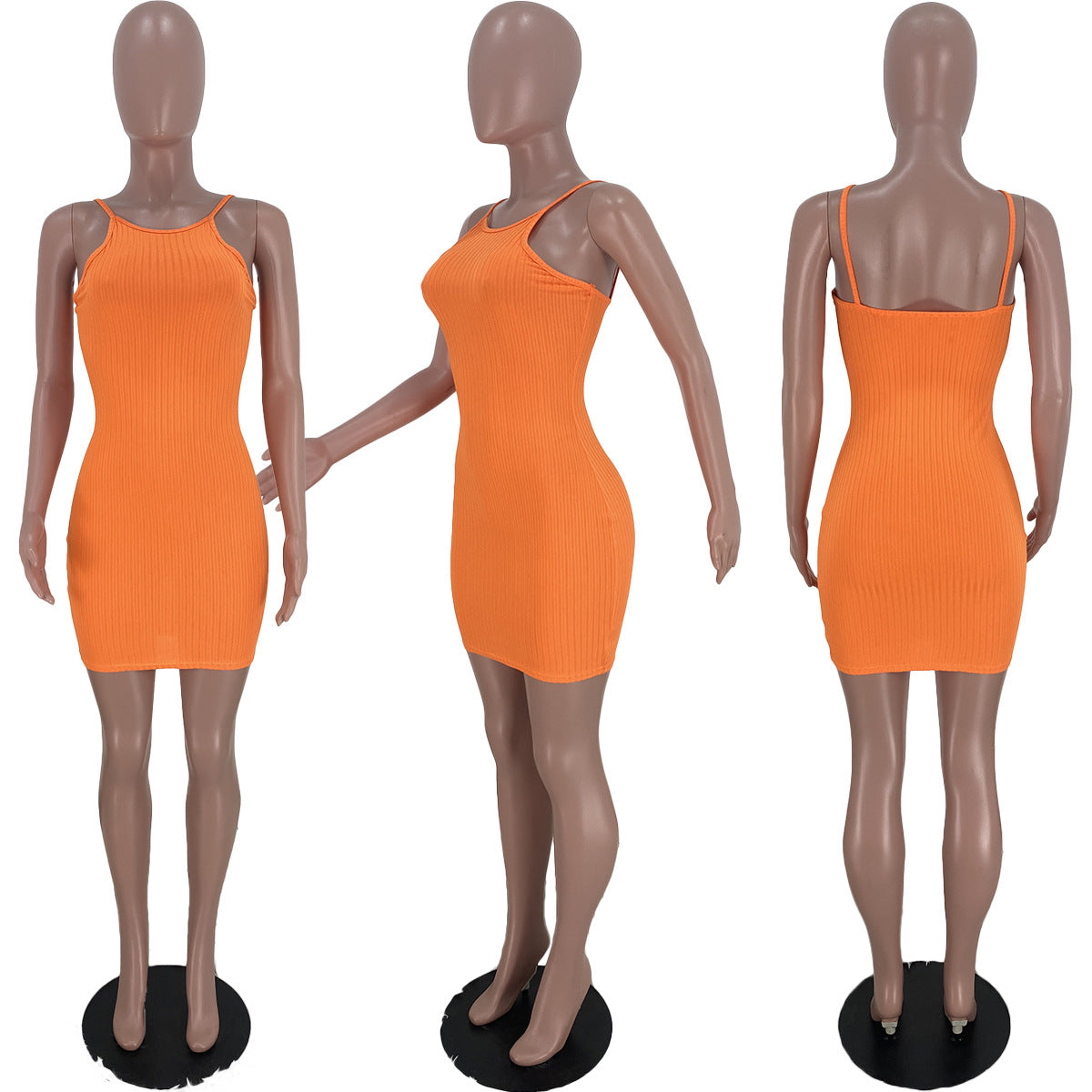 Sexy Sexy Spaghetti Strap Sleeveless Mini Dress