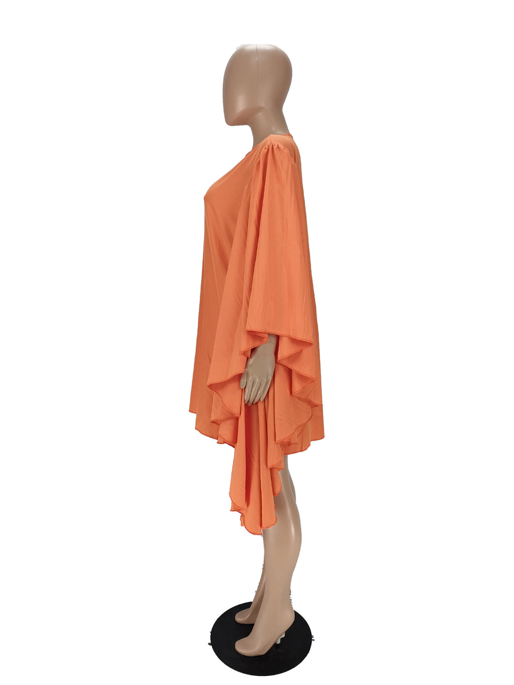 Sexy Solid Irregular Loose Midi Dress