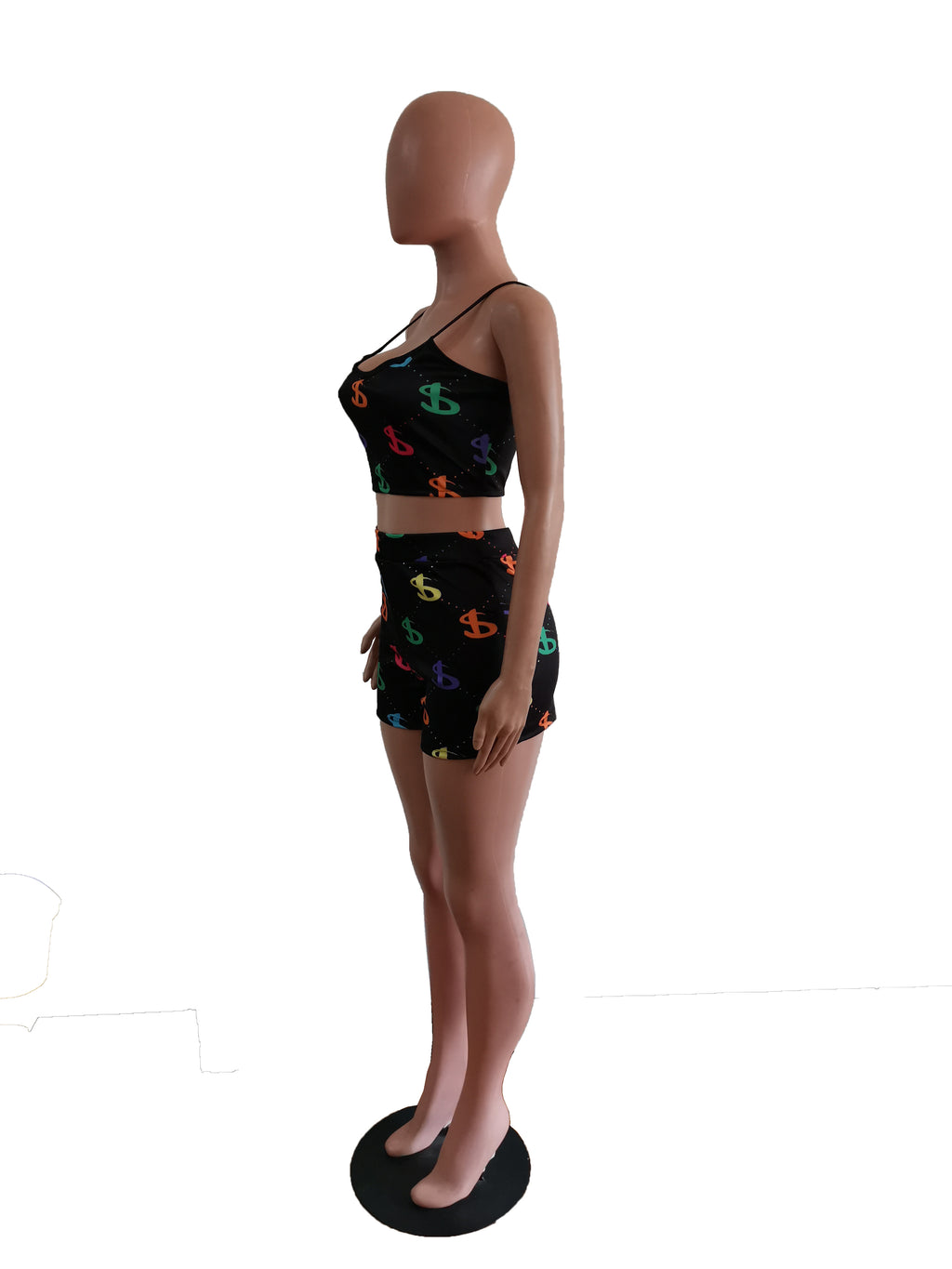 Sexy Fashion Print Camisole Shorts Two Piece Set