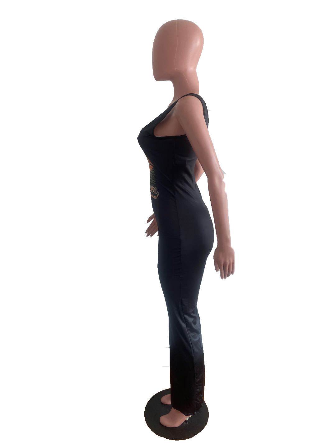 Sexy Fashion Casual Lip Print Jumpsuit