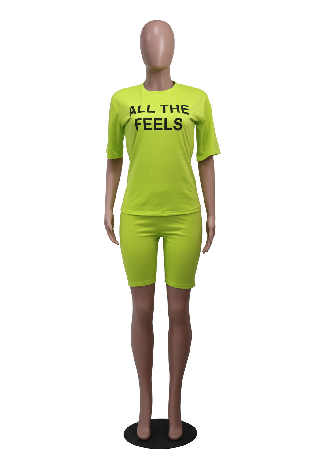 Sexy Casual O Neck T Shirt And Shorts Two Piece Set