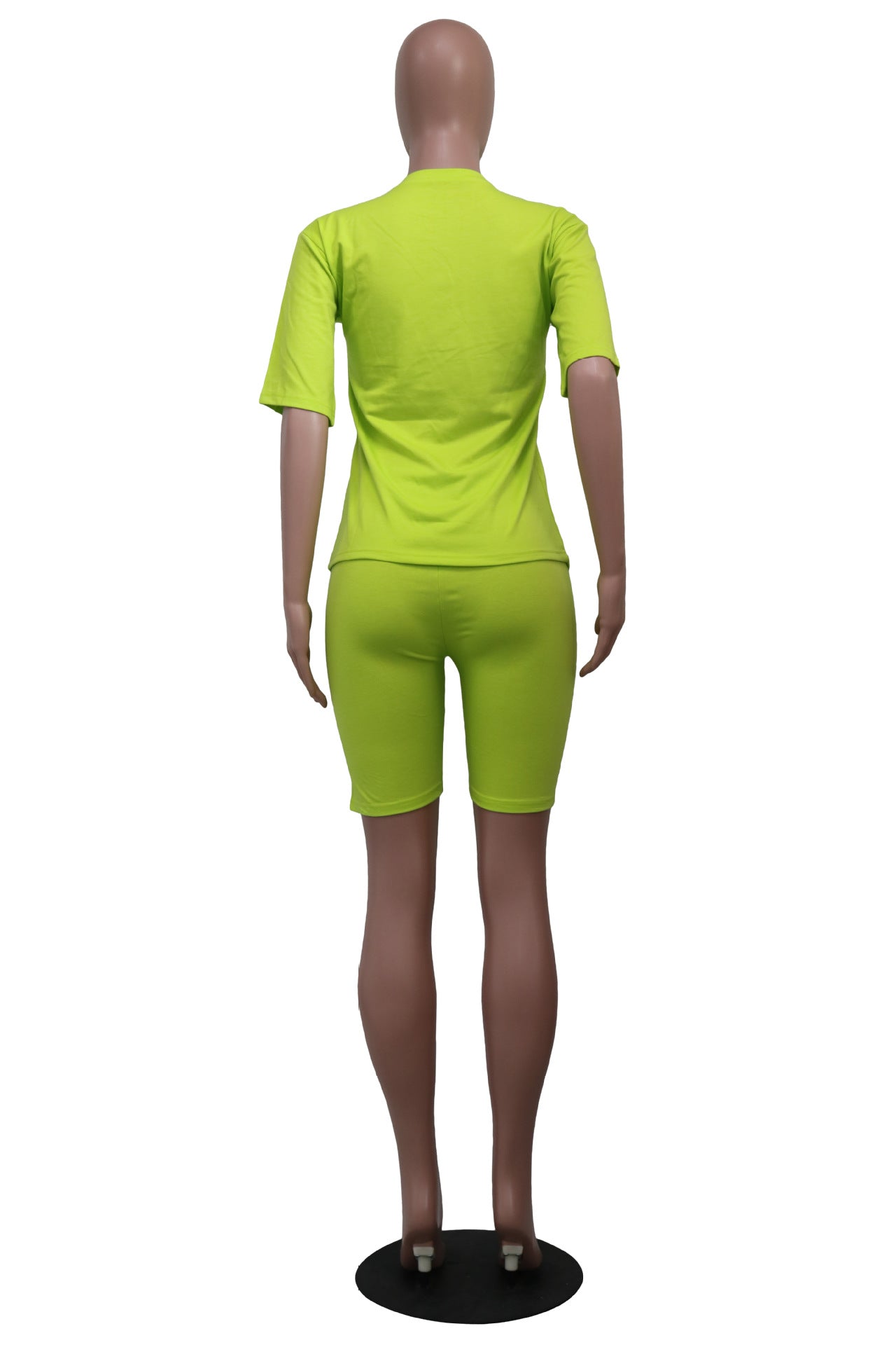 Sexy Casual O Neck T Shirt And Shorts Two Piece Set