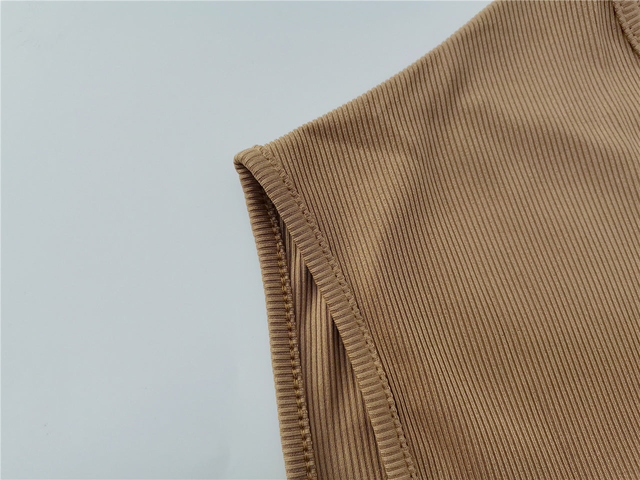 Sexy Solid Ribbed One Shoulder Split Maxi Dress