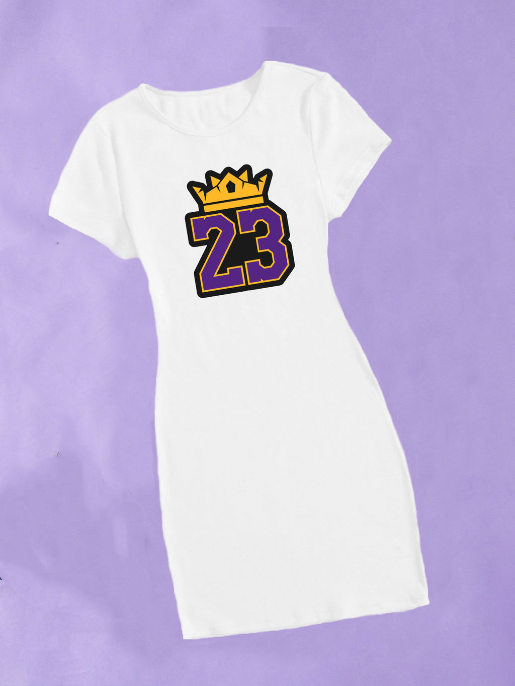 Sexy Casual Printed Short Sleeve O Neck T-Shirt Dress
