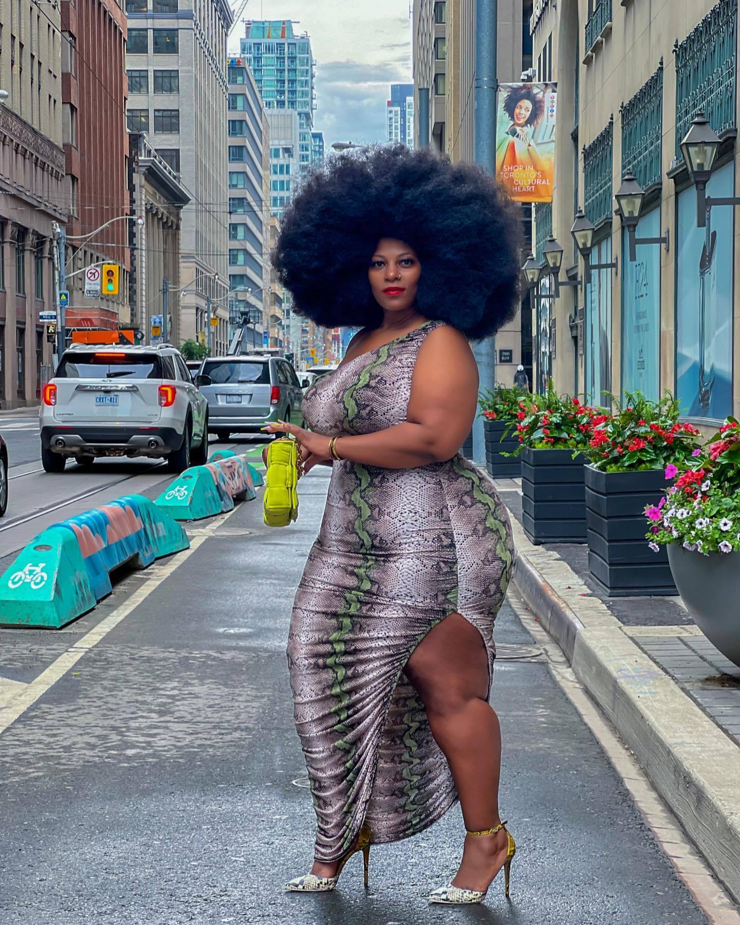 Sexy Plus Size Snake Skin Print One Shoulder Split Maxi Dress