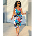 Sexy Casual Printed Sleeveless Maxi Dress