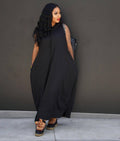 Sexy Fashion Casual Sleeveless Pocket Loose Maxi Dress