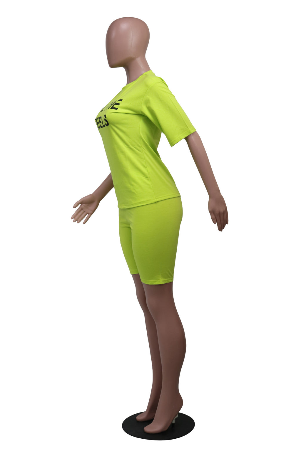 Sexy Casual O Neck T Shirt And Shorts Two Piece Set