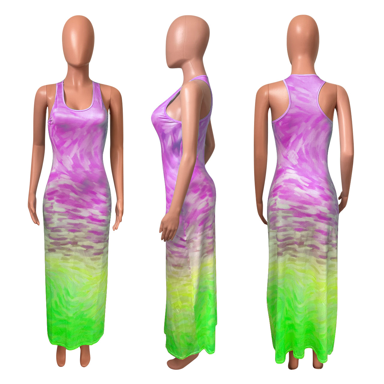 Sexy Casual Printed Sleeveless Maxi Dress