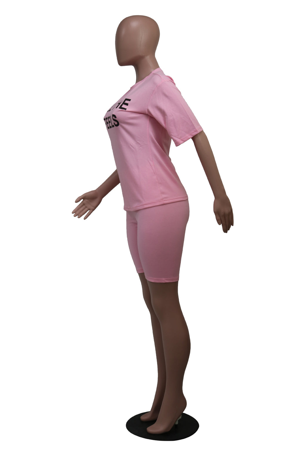 Sexy Casual O Neck T Shirt And Shorts Two Piece Set