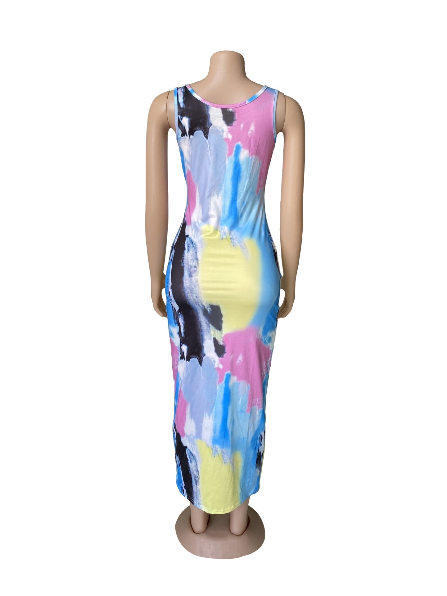 Sexy Casual Printed Sleeveless Maxi Dress
