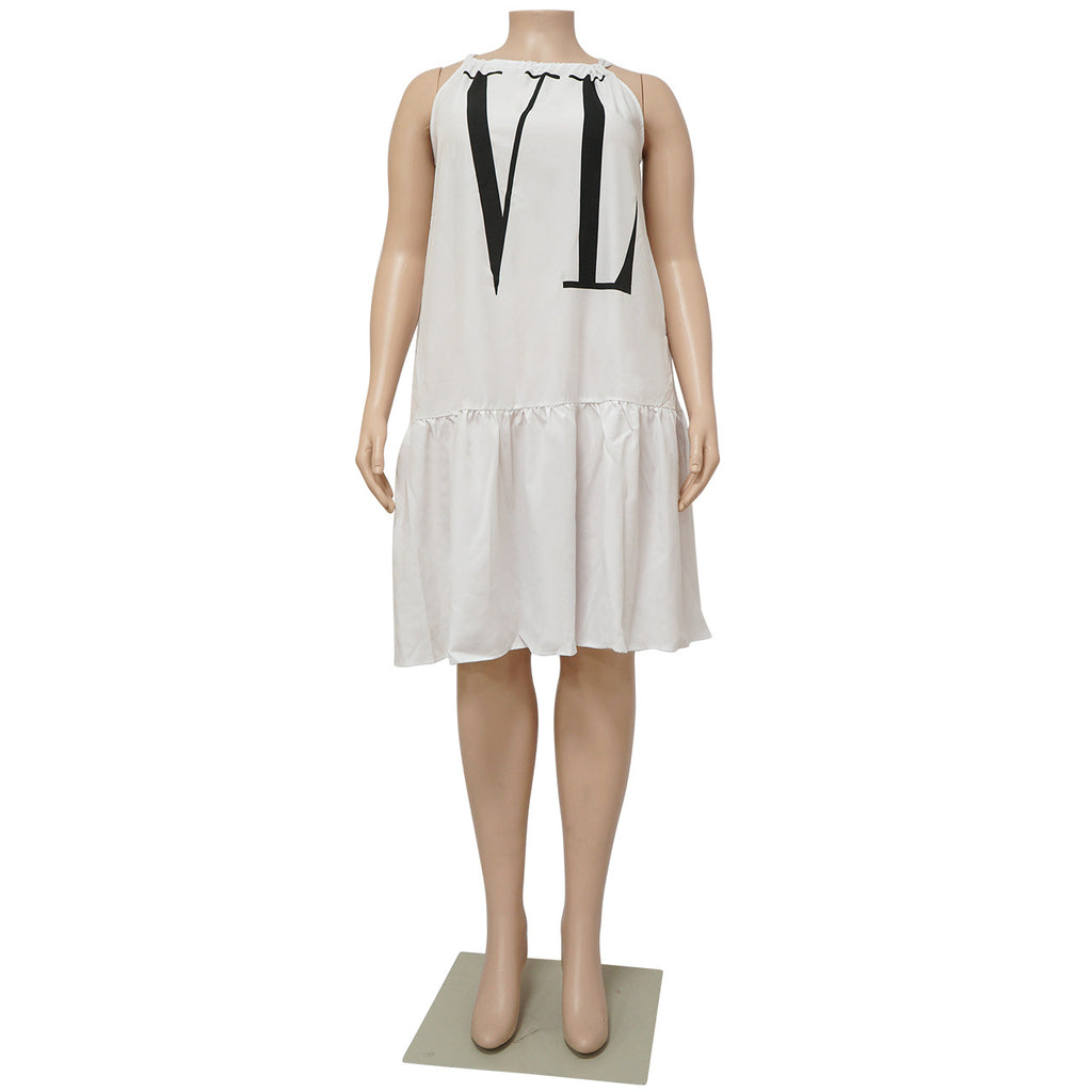 Sexy Plus Size Sexy Loose Sling Midi Dress