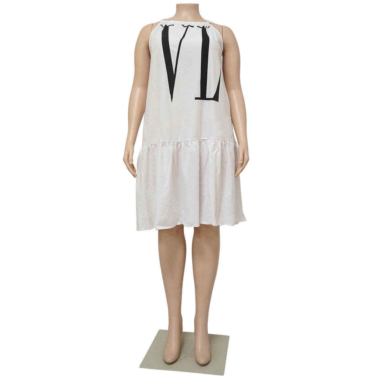 Sexy Plus Size Sexy Loose Sling Midi Dress