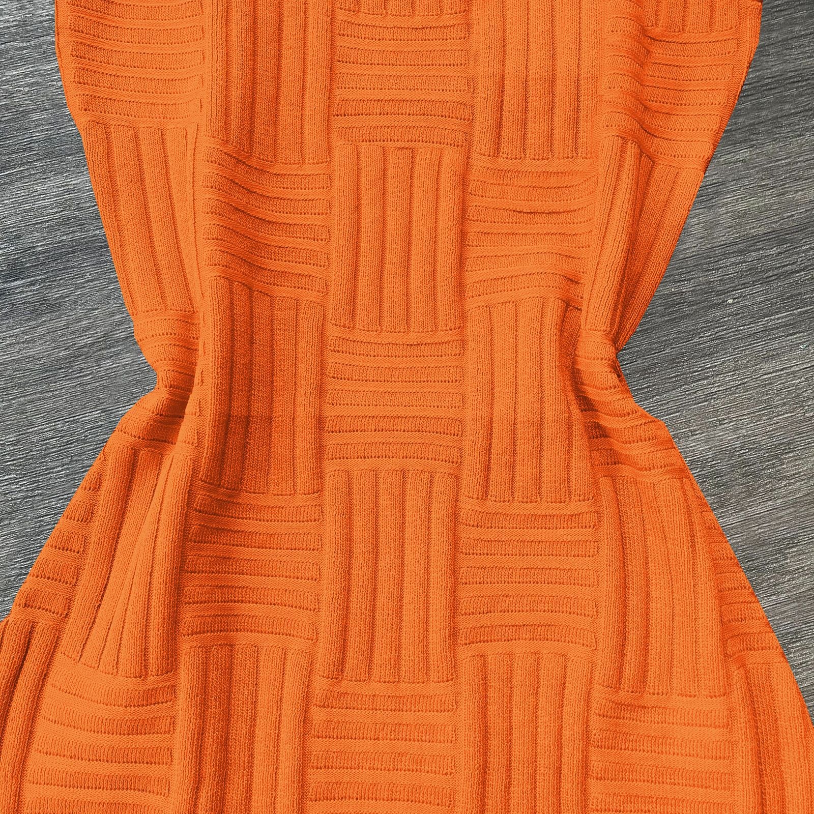 Sexy Solid Knitted Sleeveless Sling Mini Dress