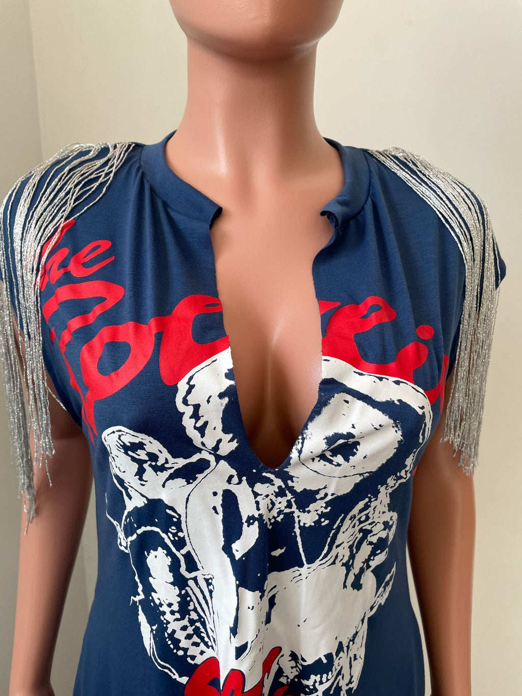 Sexy Casual Printed Tassel Sleeveless Pocket Maxi Dress