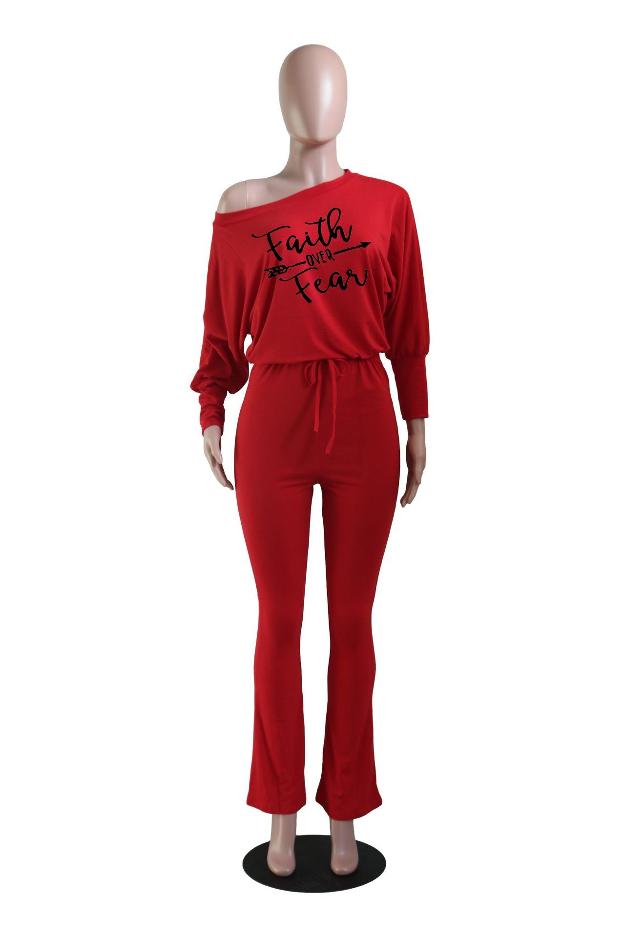 Sexy Casual Fashion Letter Print Jumpsuit