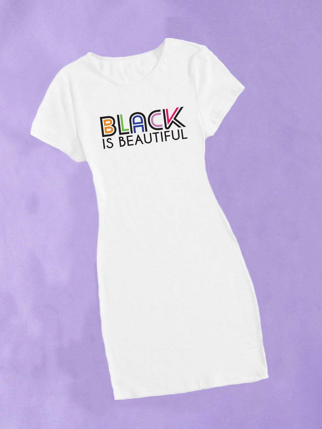Sexy Casual Printed Short Sleeve O Neck T-Shirt Dress