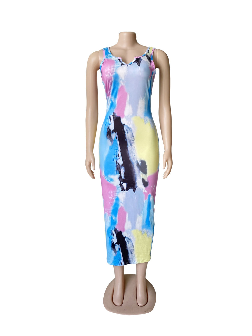 Sexy Casual Printed Sleeveless Maxi Dress
