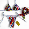 Pucci Bikini 2Piece Set with Hair Tie