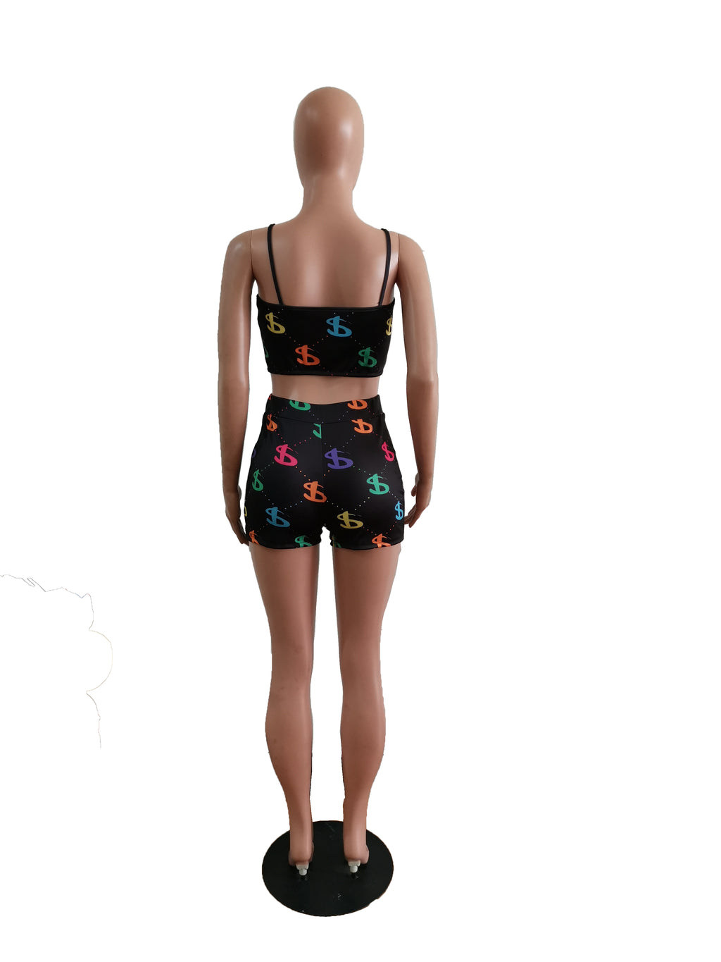 Sexy Fashion Print Camisole Shorts Two Piece Set