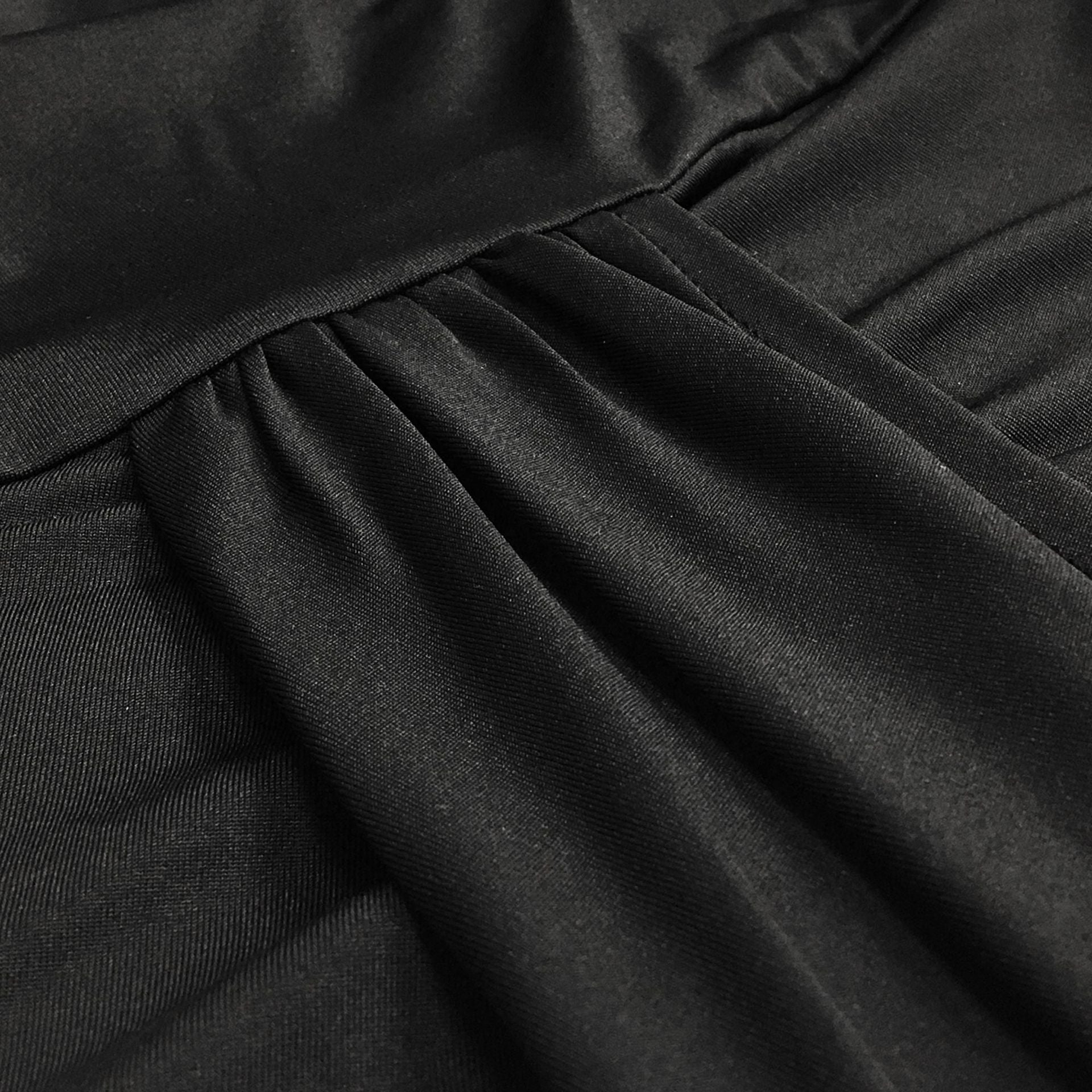 Sexy Solid Short Sleeve Irregular Bodycon Dress