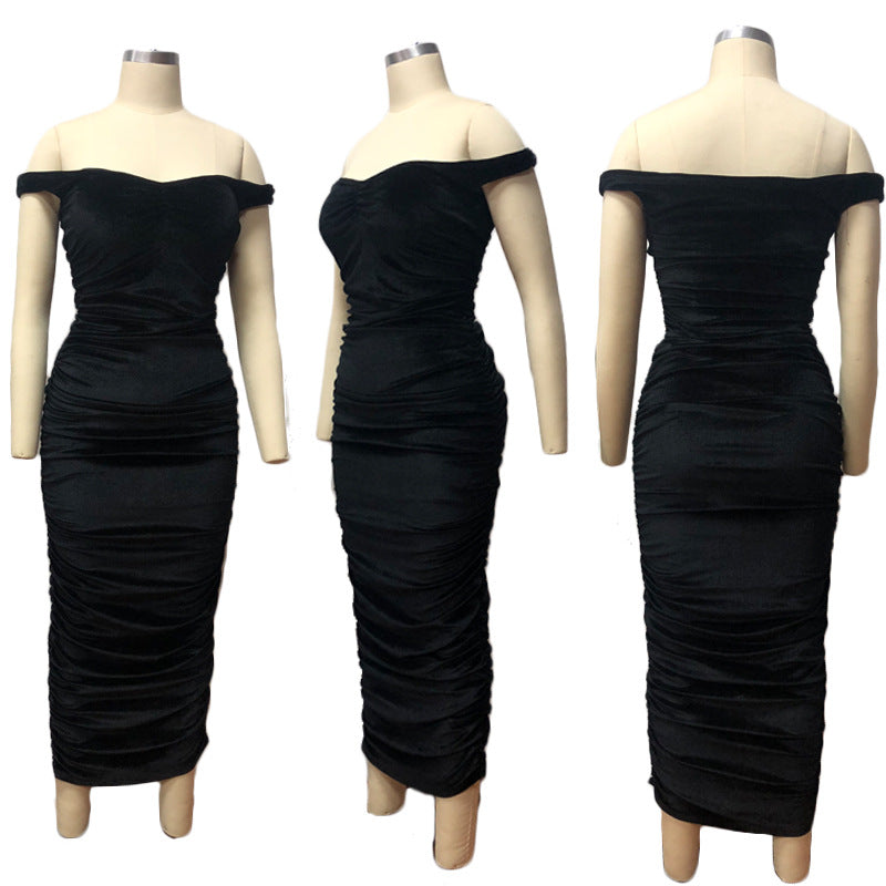 Sexy Sexy Off-shoulder Ruched Evening Dress