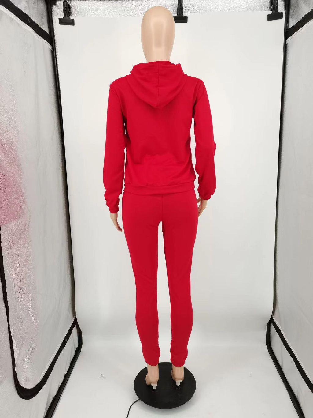 Sexy Plus Size Letter Print Sport Two Piece Pant Set