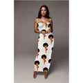 Sexy Sexy Sling Print Maxi Dress