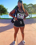 Sexy Letter Print Casual Sports Sleeveless Romper