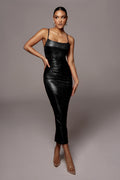 Sexy Sexy Sleeveless Sling Slim Maxi Evening Dress