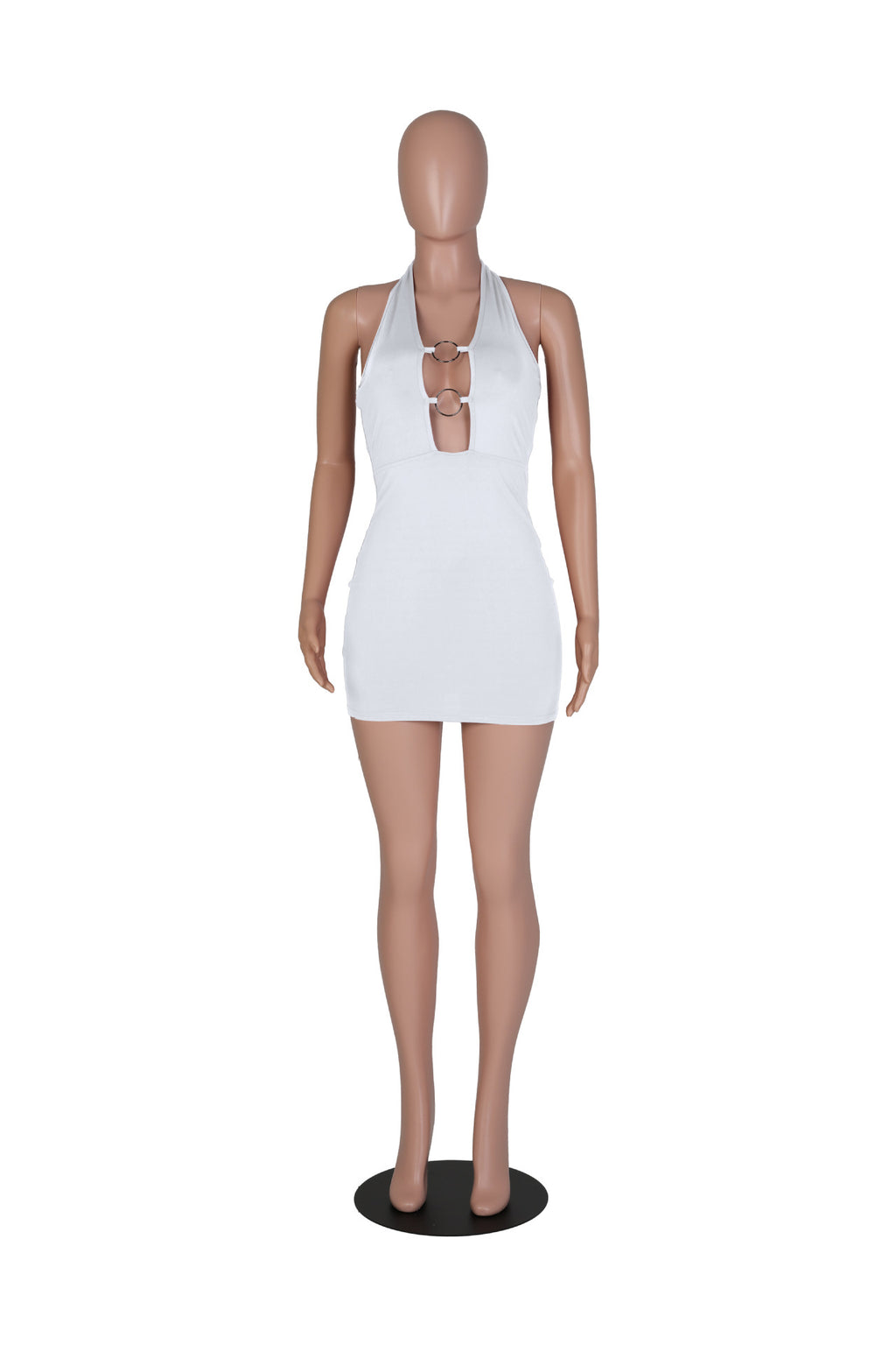 Sexy Sexy Halter Backless Slim Mini Dress