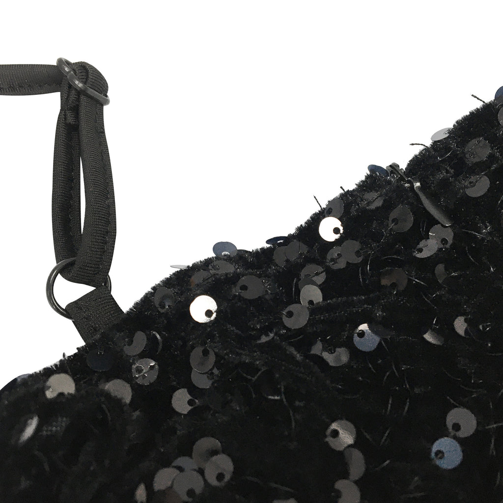 Sexy Sexy Sequin High Split Sling Long Evening Dress