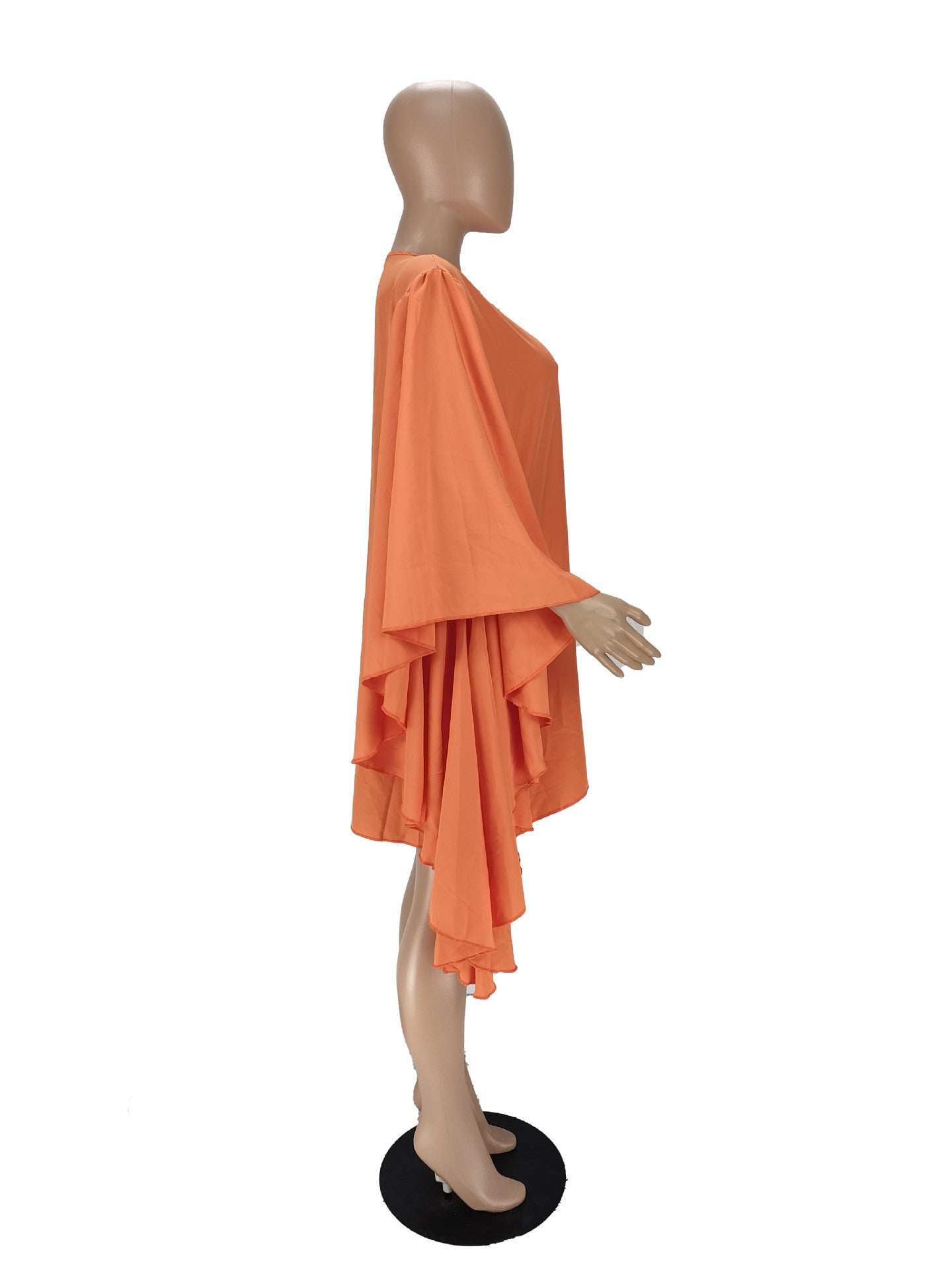 Sexy Solid Irregular Loose Midi Dress
