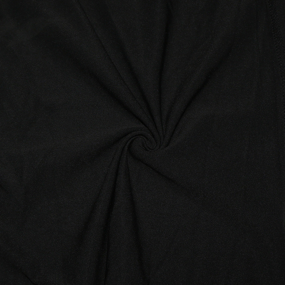 Sexy Solid Sleeveless Hollow Out Long Dress