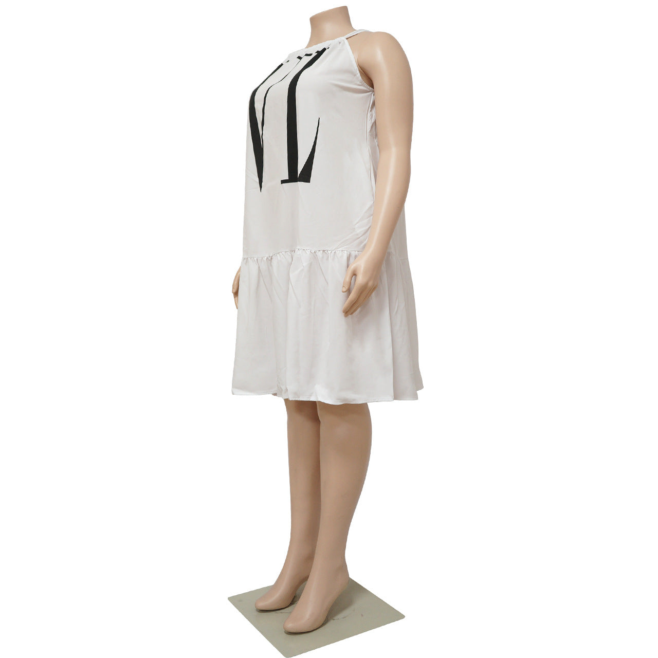 Sexy Plus Size Sexy Loose Sling Midi Dress
