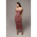 Sexy Sexy Off-shoulder Ruched Evening Dress