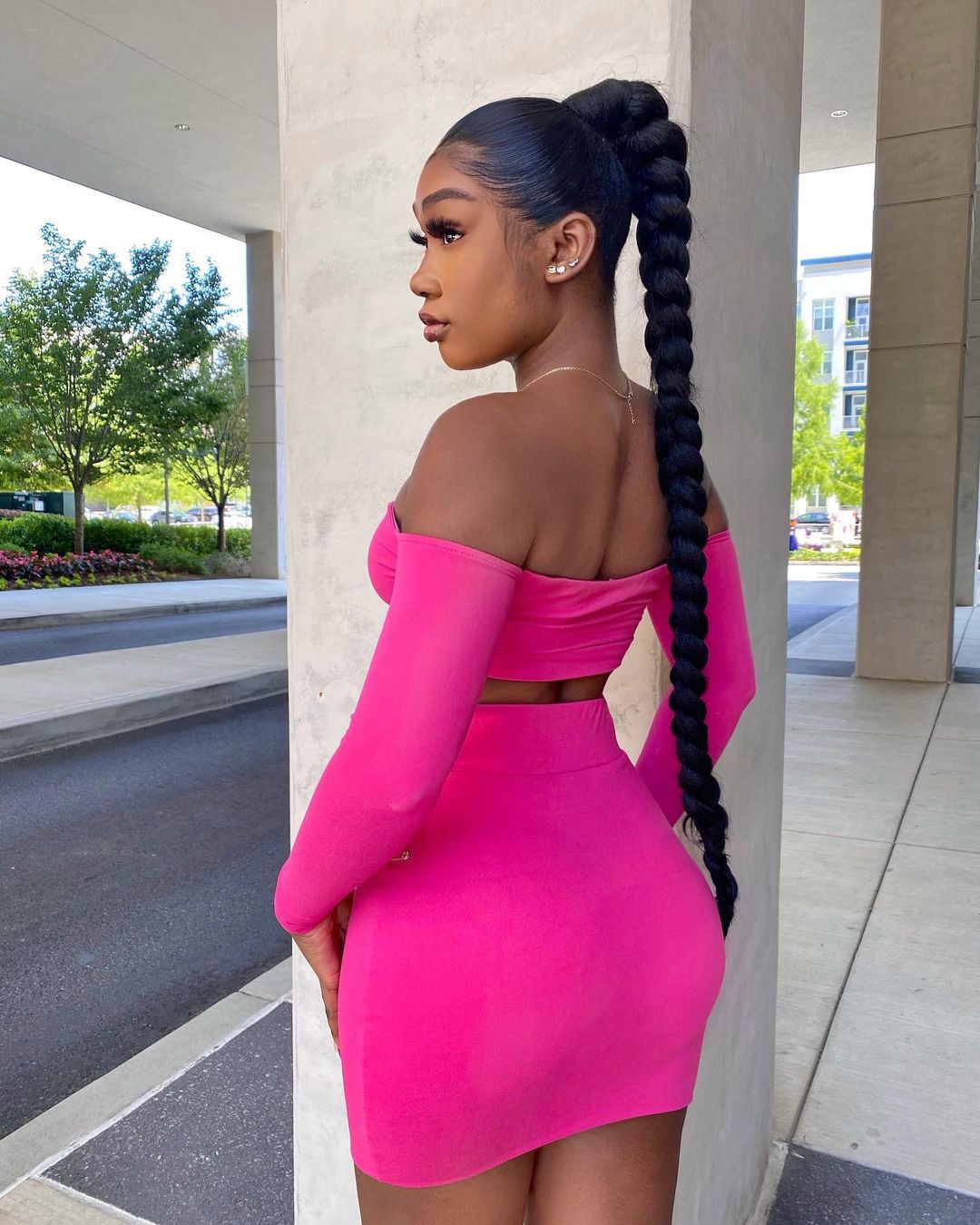 Sexy Sexy Long Sleeve Off Shoulder Mini Skirt 2 Piece Sets