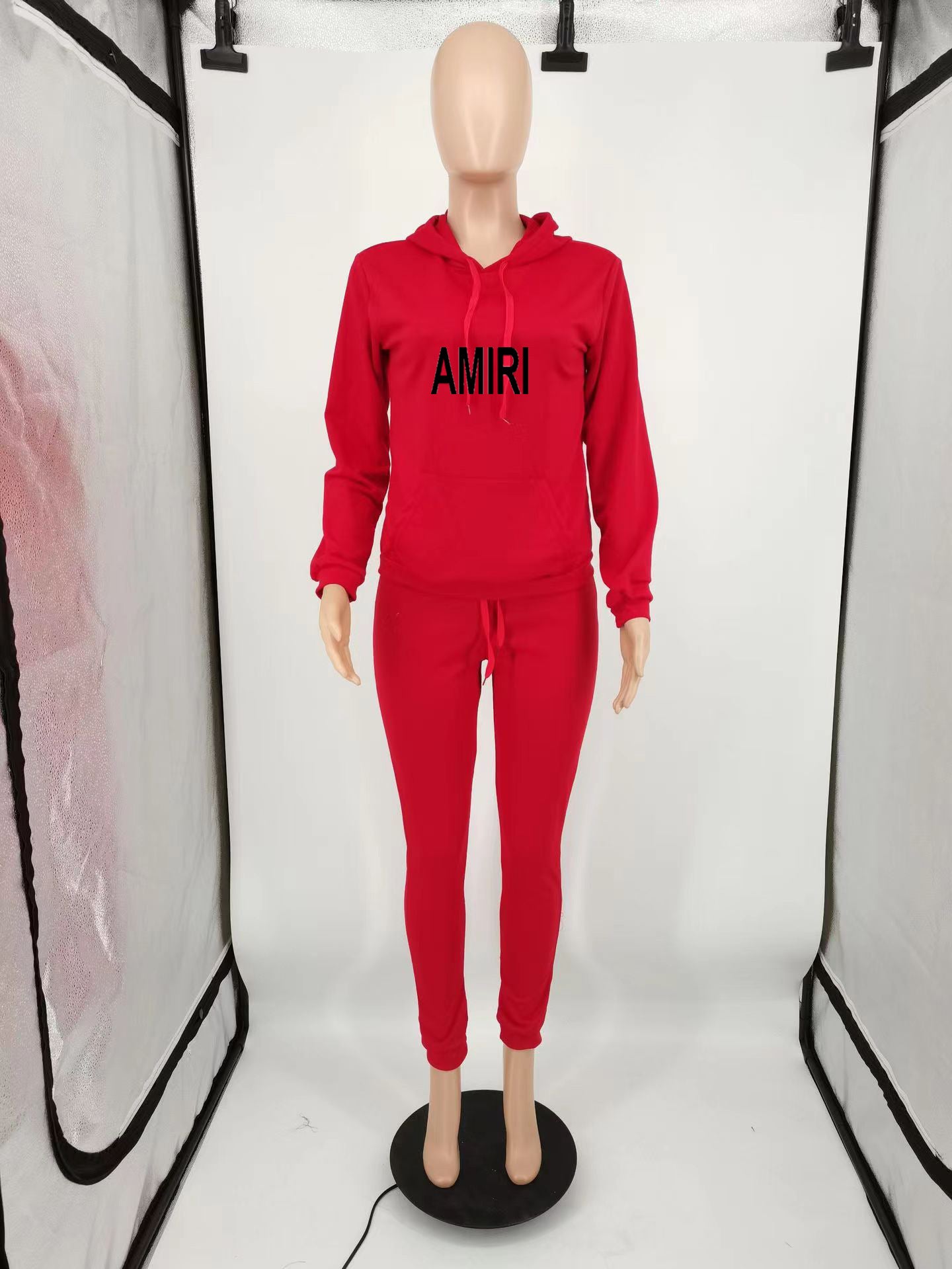 Sexy Plus Size Letter Print Sport Two Piece Pant Set