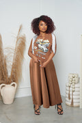 Sexy Casual Printed Tassel Sleeveless Pocket Maxi Dress