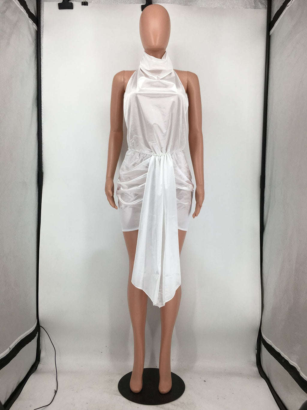 Sexy Sexy Solid Color Backless Dress