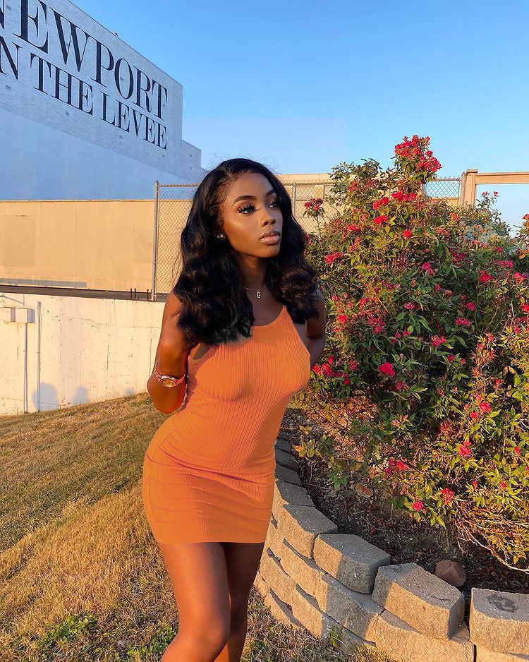 Sexy Sexy Spaghetti Strap Sleeveless Mini Dress