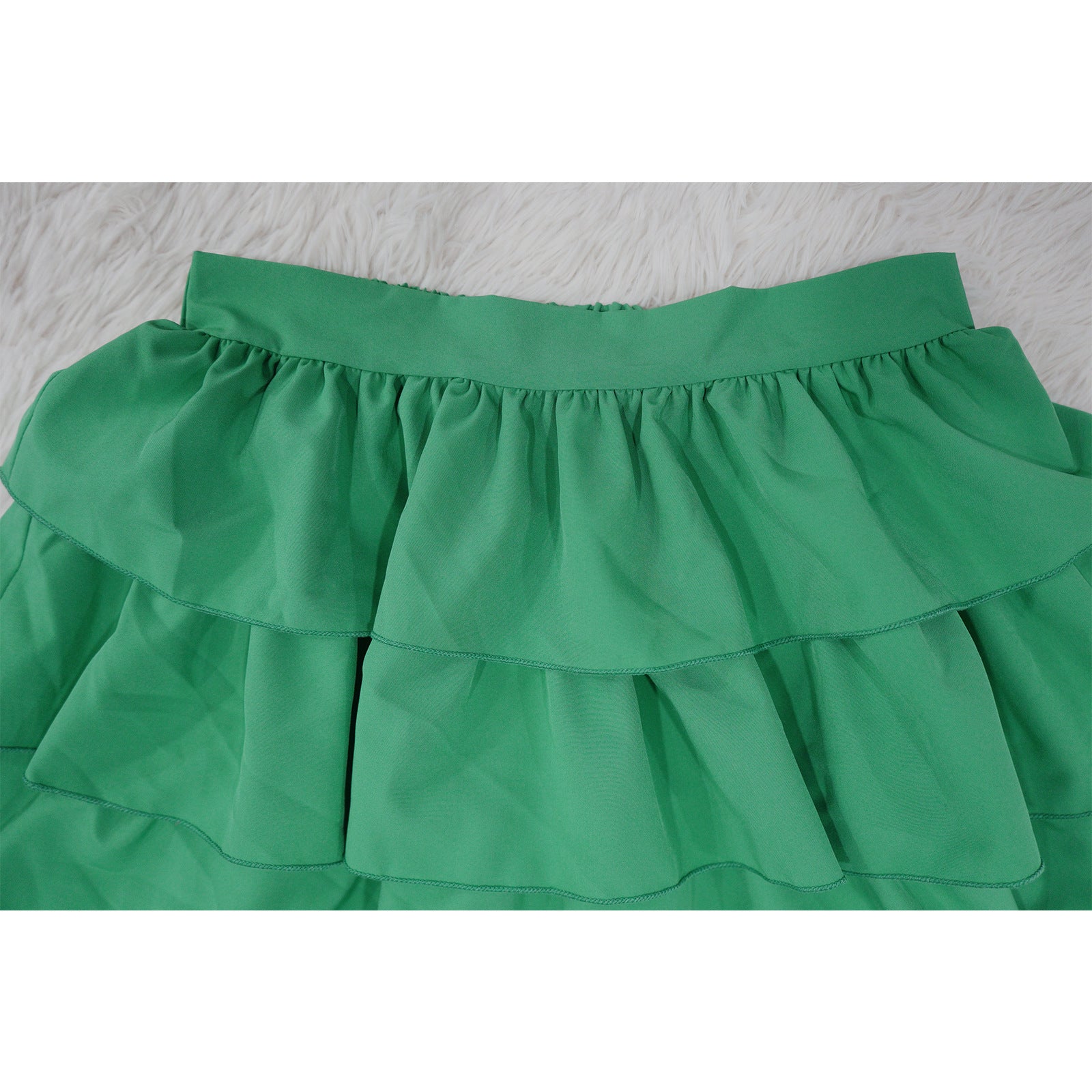 Sexy Ruffle Off Shoulder Tops Skirt Two Piece Set