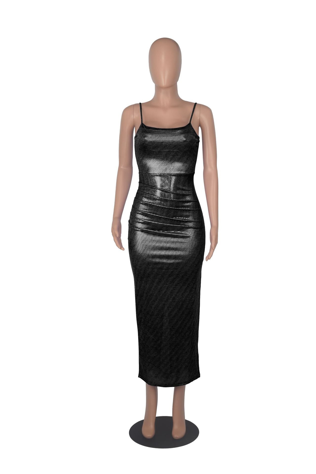Sexy Sexy Sleeveless Sling Slim Maxi Evening Dress