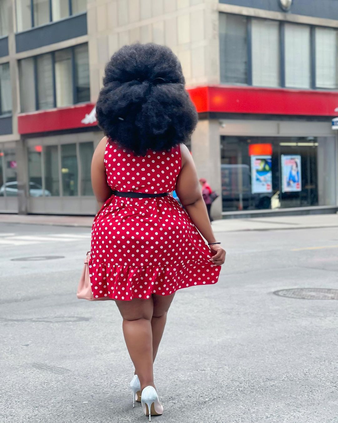 Sexy Plus Size Polka Dot Print Sleeveless Mini Dress